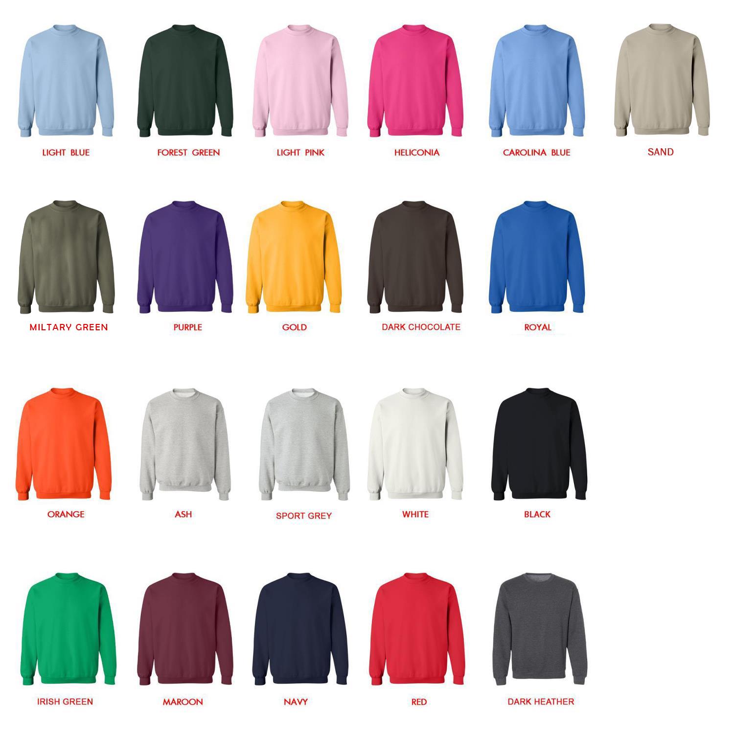 sweatshirt color chart - Dorohedoro UK Shop