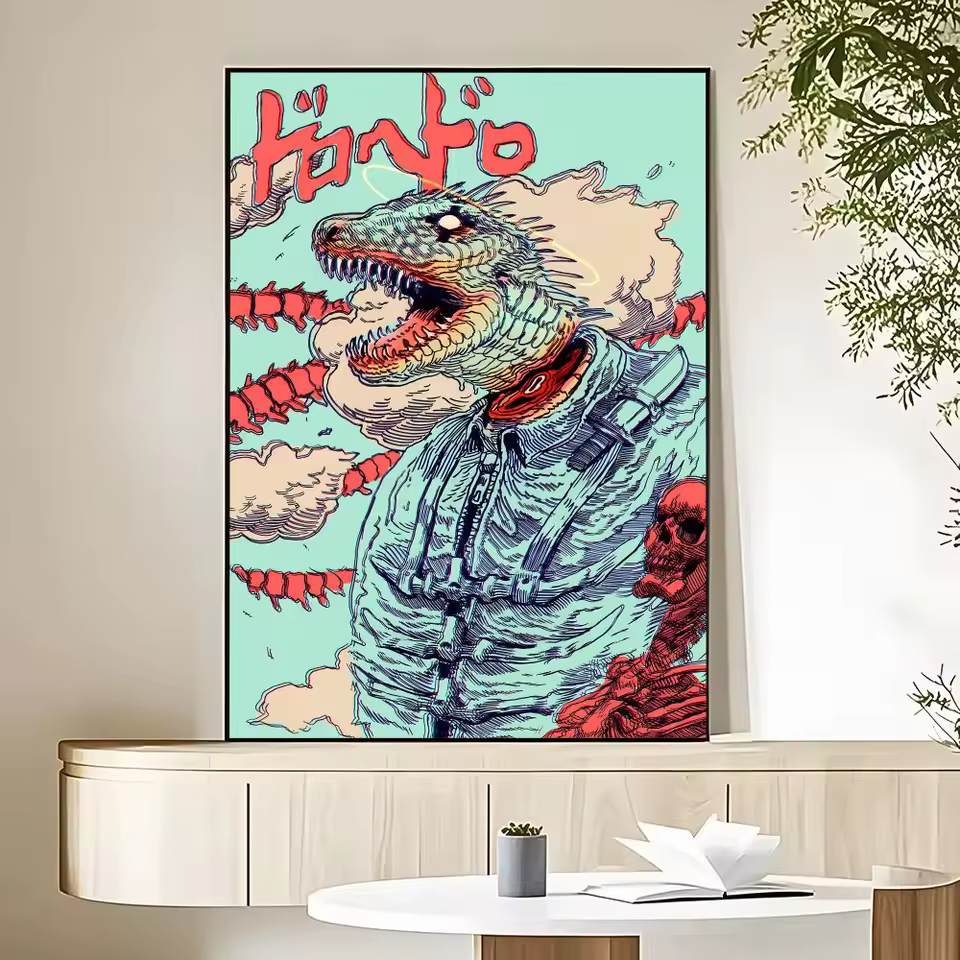Dorohedoro Inspired Design Wall Art