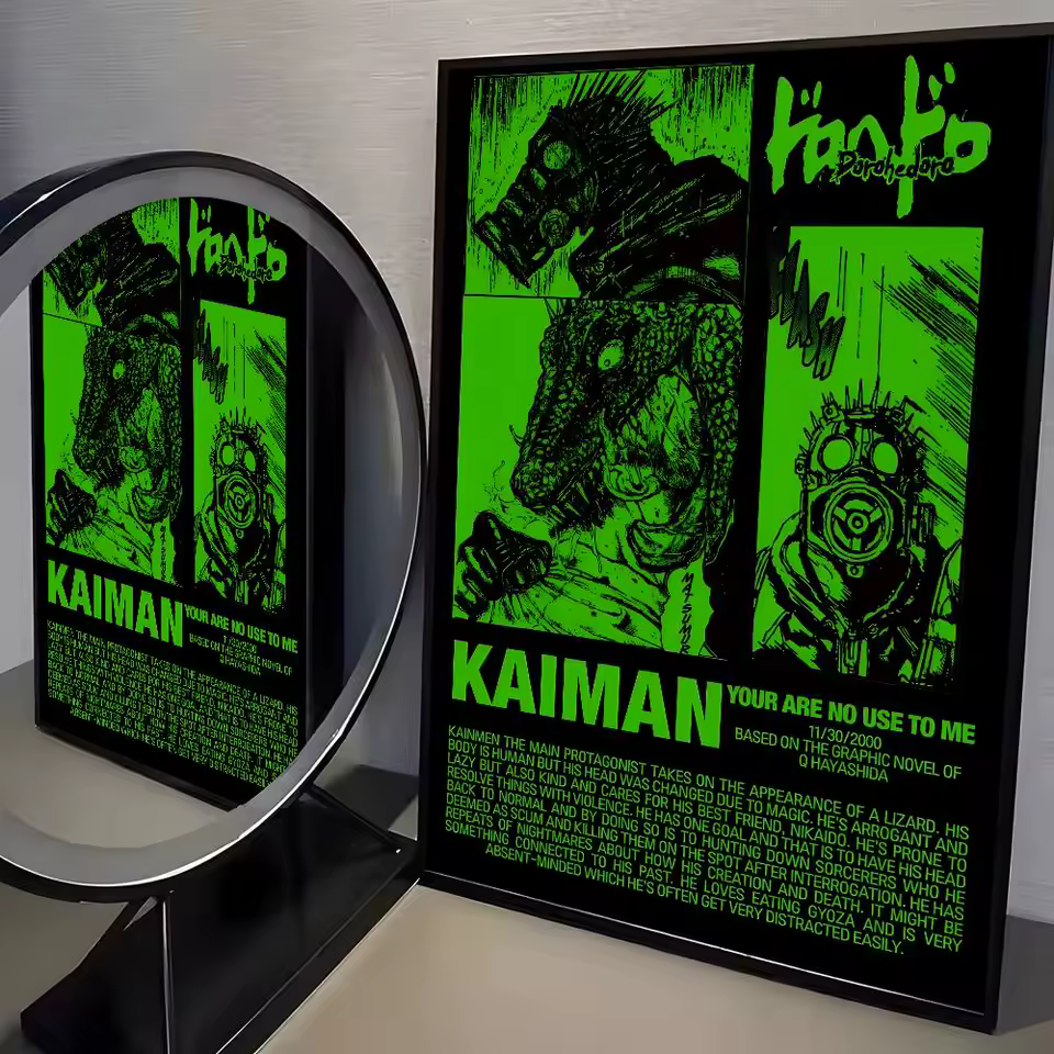 Dorohedoro Enigmatic Journey Wall Art