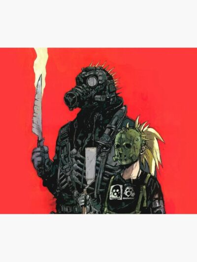Alternative view of Dorohedoro Underground World Throw Pillow