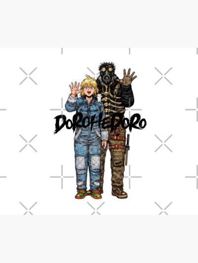 Alternative view of Dorohedoro Graphic Design Throw Pillow