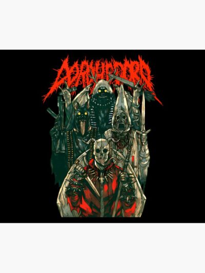 Alternative view of Dorohedoro Metal Rock Band Throw Pillow