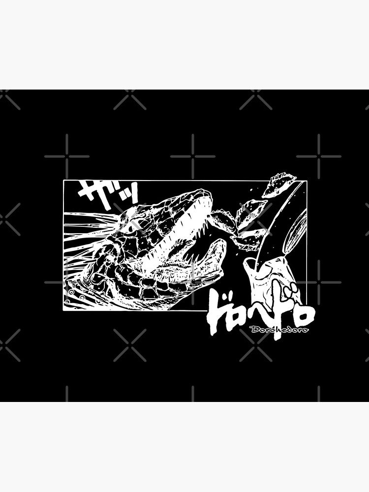 Caiman Dorohedoro Throw Pillow - Image 2