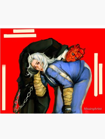 Alternative view of Dorohedoro Cursed Legacy Throw Pillow