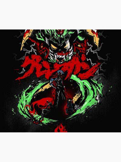 Alternative view of Dorohedoro Dark Fantasy Throw Pillow