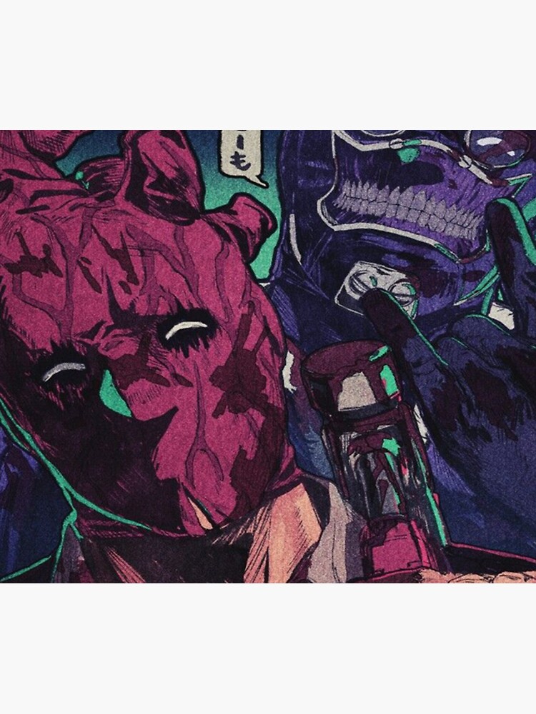 Dorohedoro Chaos Design Throw Pillow - Image 2