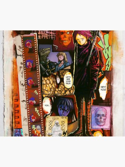 Alternative view of Dorohedoro Fantasy Series Throw Pillow