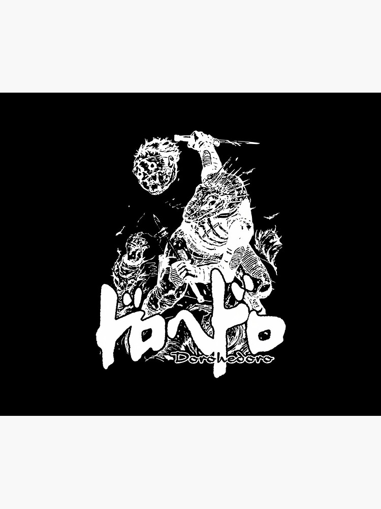 Caiman Dorohedoro Dark Manga Throw Pillow - Image 2
