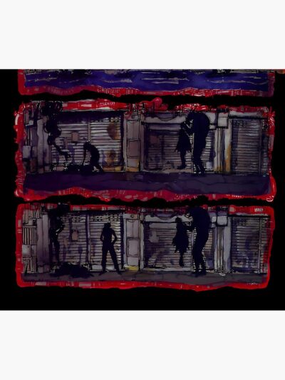 Alternative view of Dorohedoro Gothic Design Throw Pillow