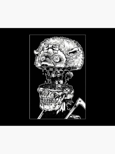 Alternative view of Dorohedoro Dark Aesthetic Throw Pillow