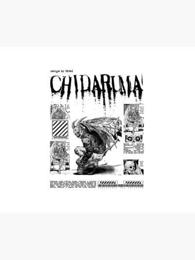 Alternative view of Chidaruma Dorohedoro Anime Inspired Shower Curtain
