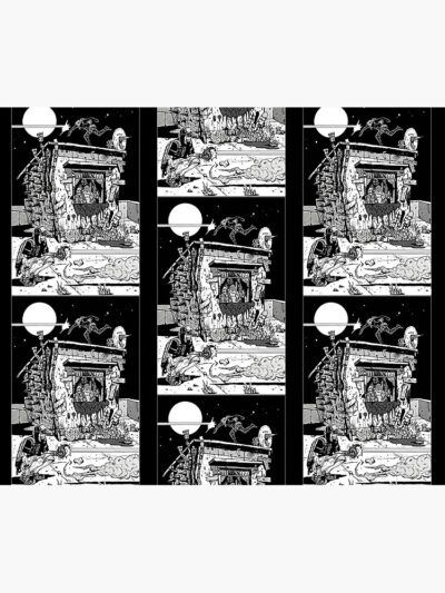 Alternative view of Fujita Dorohedoro Grunge Style Tapestry