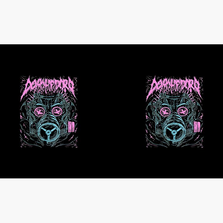 Caiman Gas Mask Dark Fantasy Manga Mug - Image 3