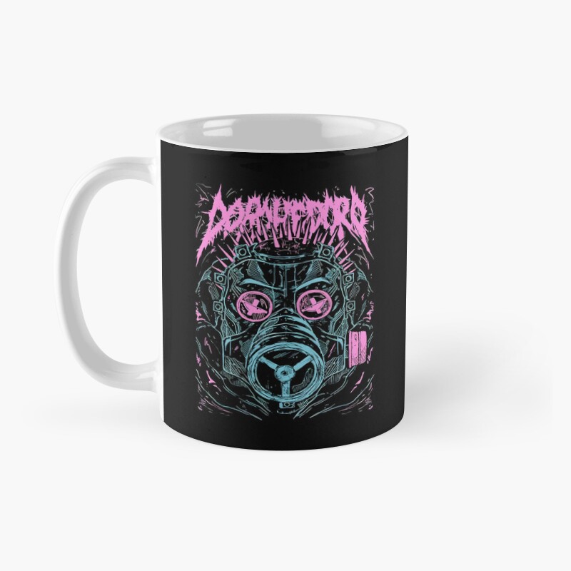 Caiman Gas Mask Dark Fantasy Manga Mug - Image 2