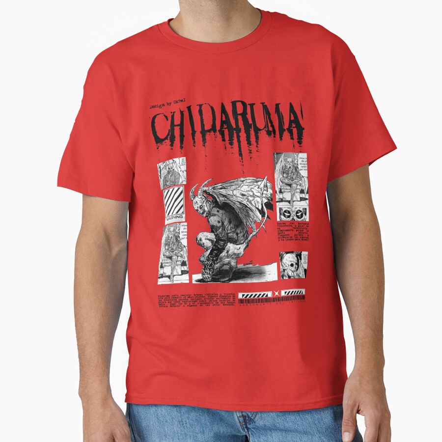 Chidaruma Dorohedoro Bold Illustration T-shirt