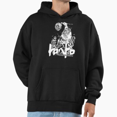 Alternative view of Caiman Dorohedoro Dark Manga Hoodie