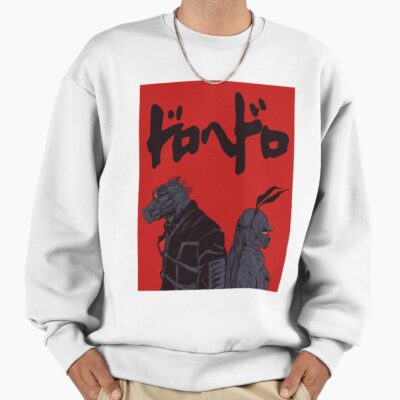 Alternative view of Dorohedoro Caiman And Nikaido Sweatshirt