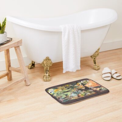 Alternative view of Nikaido Dorohedoro Surreal Vision Bath Mat