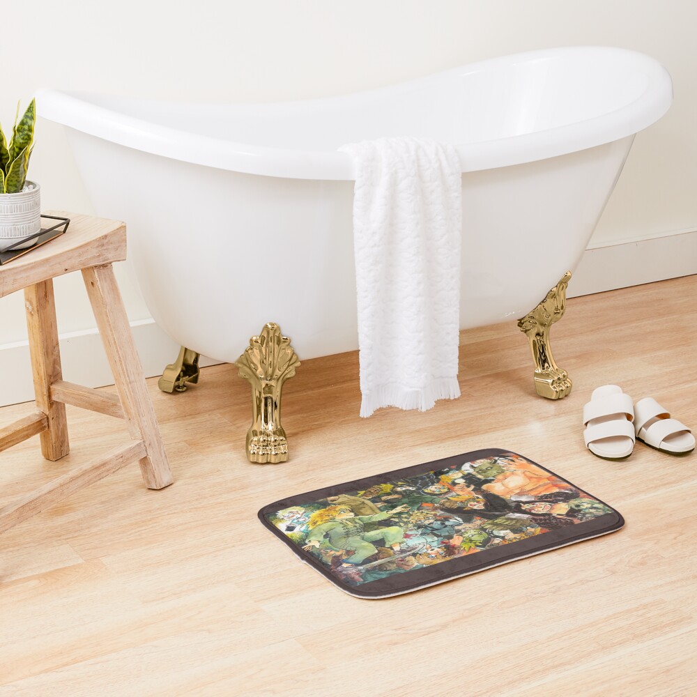 Nikaido Dorohedoro Surreal Vision Bath Mat - Image 2