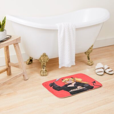 Alternative view of Devil Nikaido Dorohedoro Bath Mat