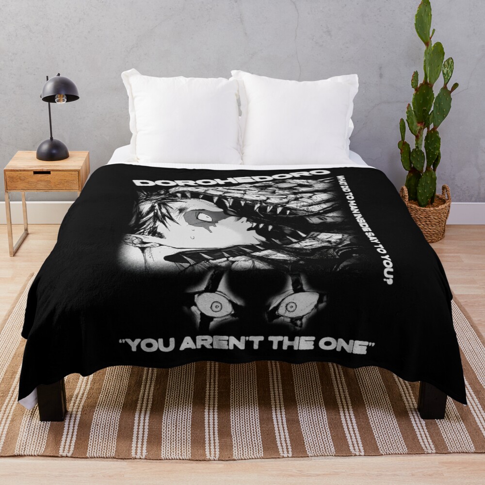 Dorohedoro Dark Aesthetic Throw Blanket