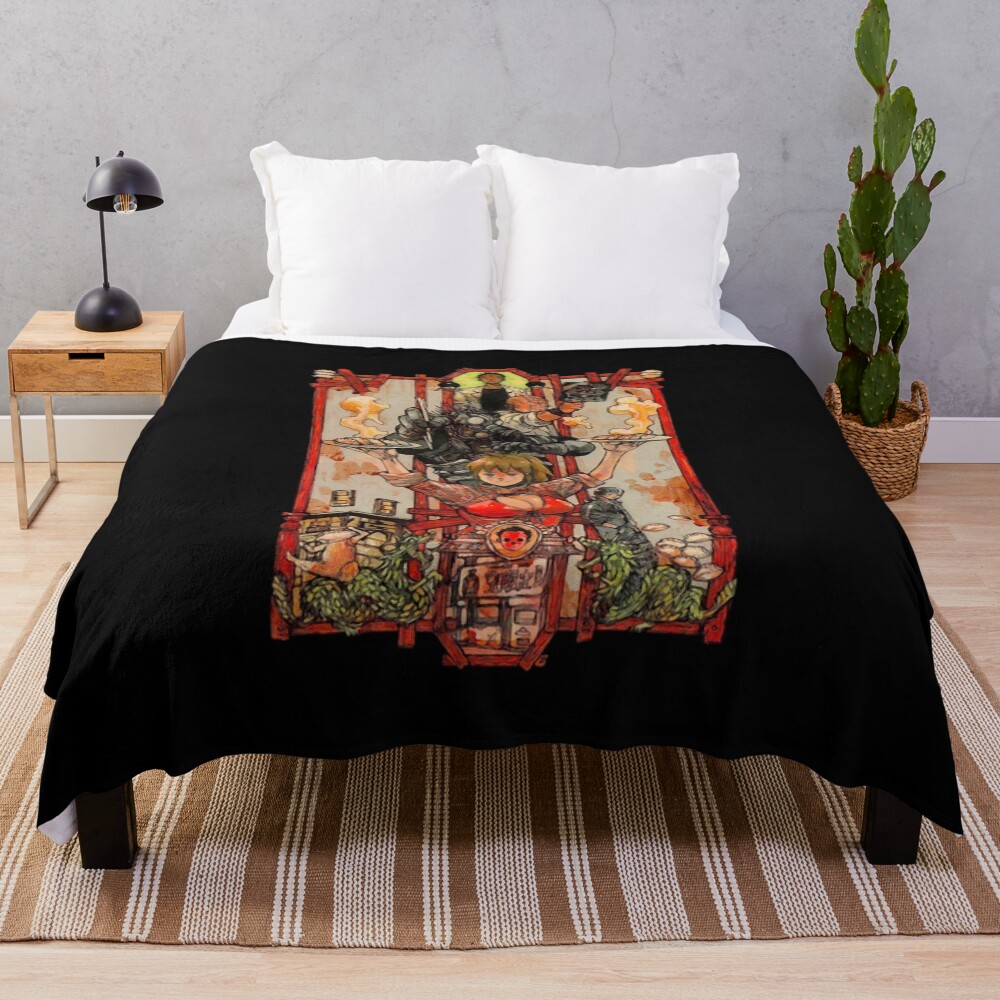 Dorohedoro Logo Throw Blanket