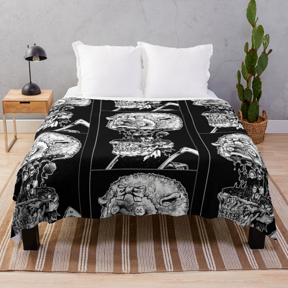 Dorohedoro Underground World Throw Blanket