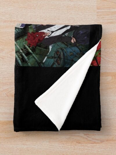 Alternative view of Dorohedoro Graphic Design Throw Blanket