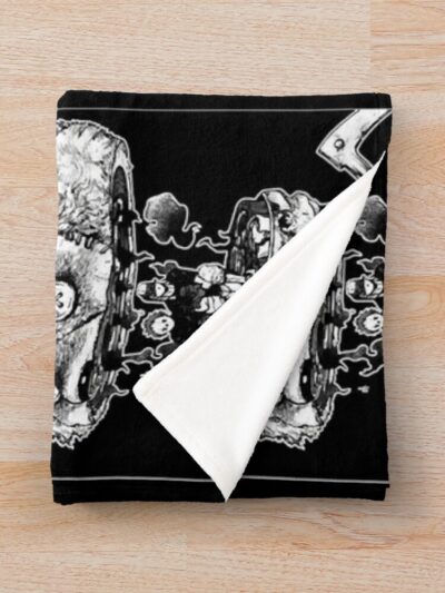 Alternative view of Dorohedoro Underground World Throw Blanket