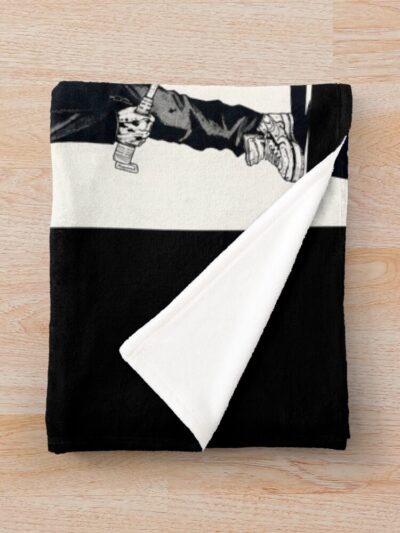 Alternative view of Dorohedoro Chaos Design Throw Blanket
