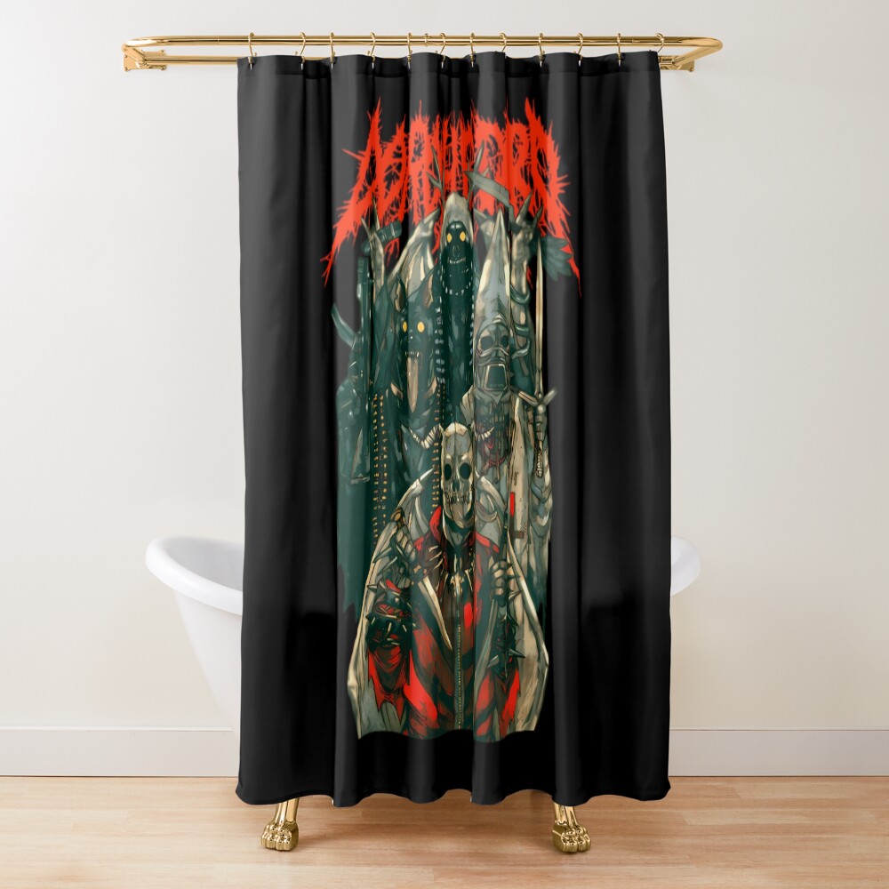 Dorohedoro Metal Rock Band Shower Curtain