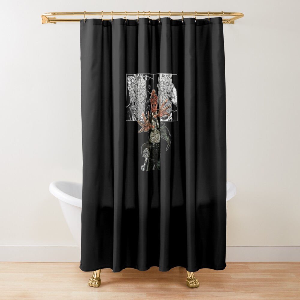 Shin Dorohedoro Grunge Style Shower Curtain