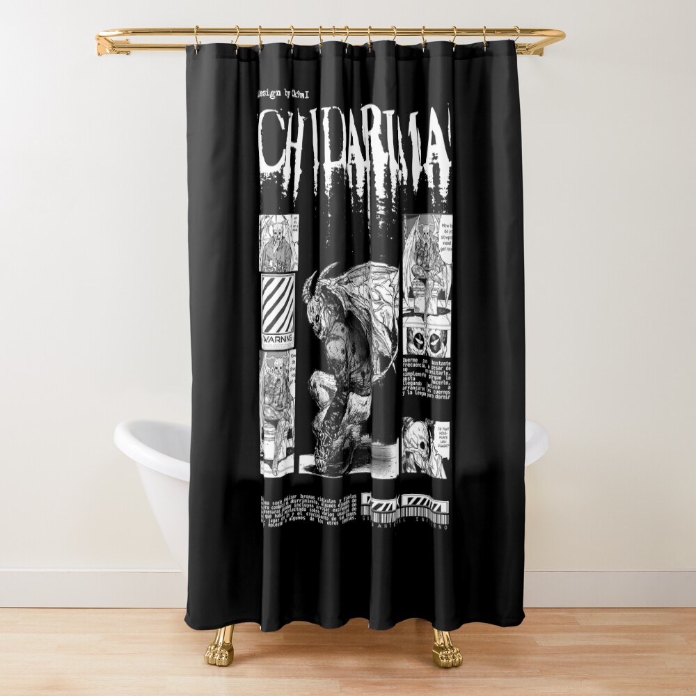 Chidaruma Dorohedoro Grunge Style Shower Curtain