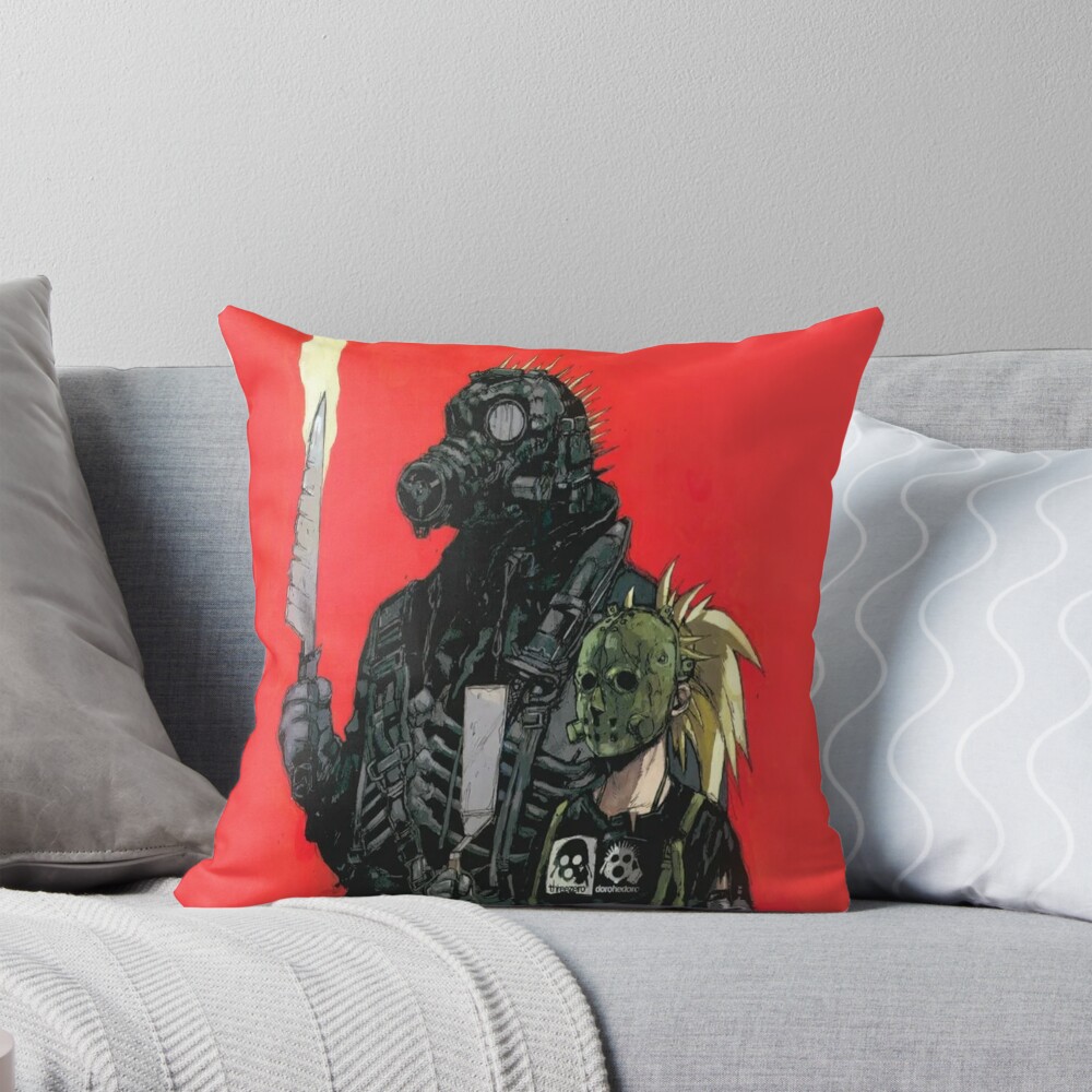 Dorohedoro Underground World Throw Pillow
