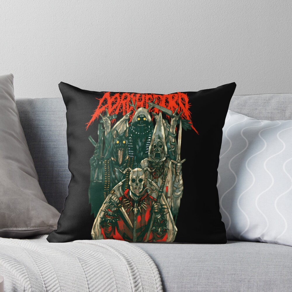 Dorohedoro Metal Rock Band Throw Pillow