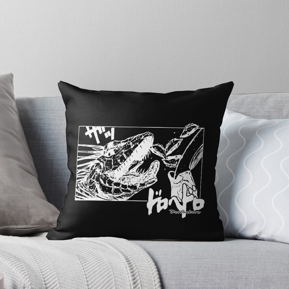 Caiman Dorohedoro Throw Pillow