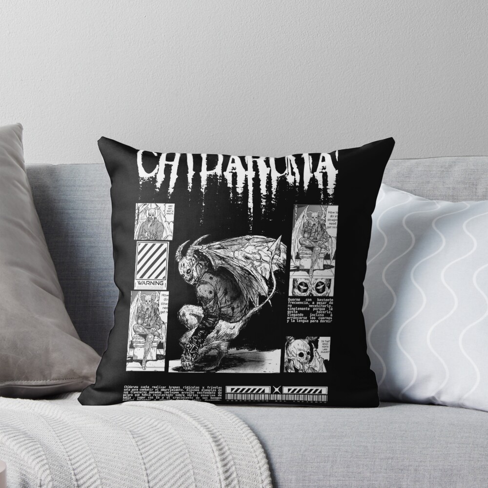 Chidaruma Dorohedoro Anime Inspired Throw Pillow