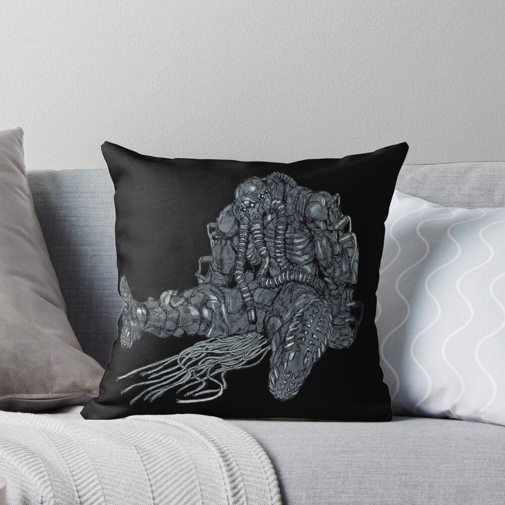 Boss Man Edit Dorohedoro Throw Pillow