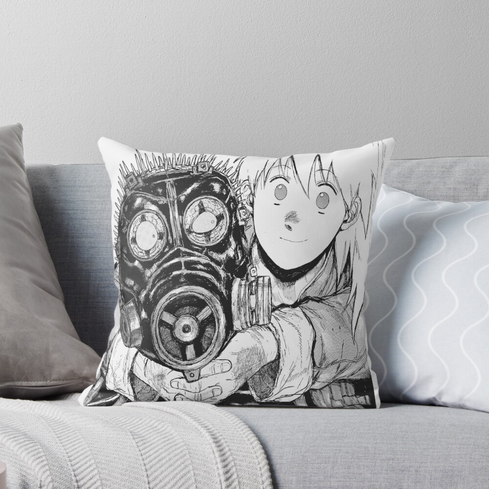 Dorohedoro Nikaido And Caiman Throw Pillow